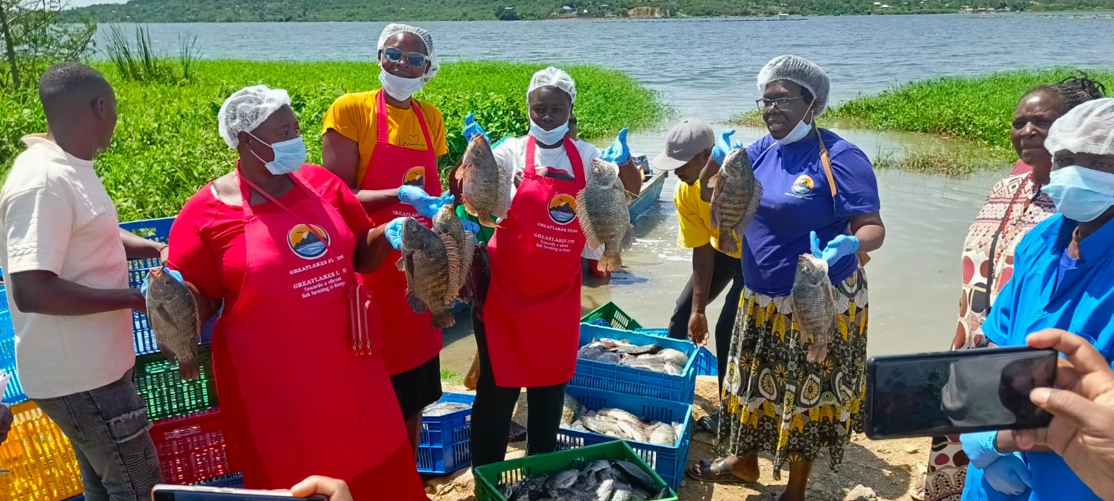 GreatLakes Feeds team in the field